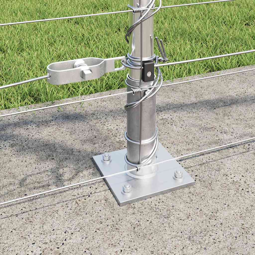 Wildzaun Silber 25 x 1,2 m Verzinkter Stahl